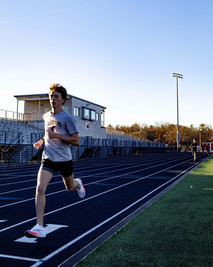Senior Jack Quinn in a recent cross country training session.