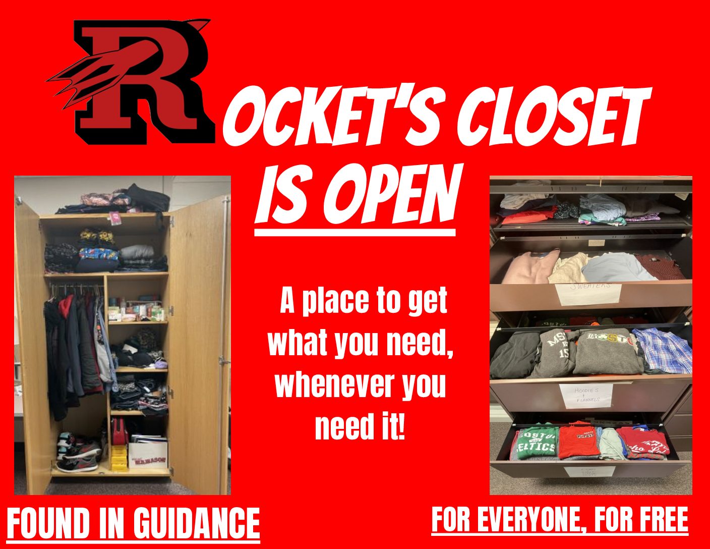 The A World of Difference Club has been advertising their new initiative The Rocket's Closet.