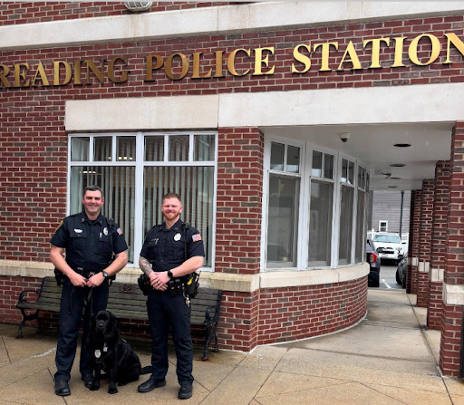 Former RMHS SRO Lewis (L) with new SRO Davis (R).