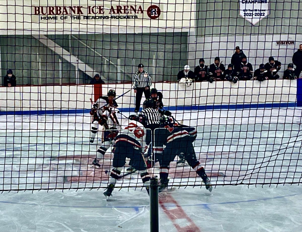 Rockets prepare for opening face-off at Burbank Arena against Winchester. 

